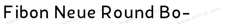 Fibon Neue Round Bo字体转换